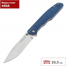 Нож BOKER MAGNUM DEEP BLUE CANVAS 01SC714