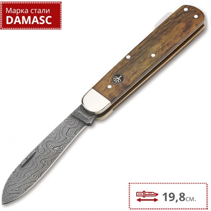 Нож BOKER MONO DAMASCUS BK117030DAM