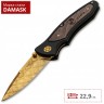 Нож BOKER TIRPITZ-DAMASCUS GOLD 110194DAM BK110194DAM