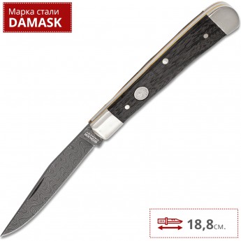 Нож BOKER TRAPPER CLASSIC DAMAST BK112545DAM