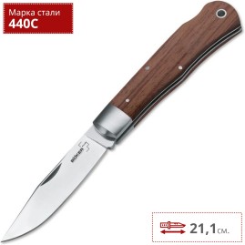Складной нож BOKER PLUS LOCKBACK BUBINGA 01BO185 Складной нож BOKER PLUS LOCKBACK BUBINGA 01BO185
